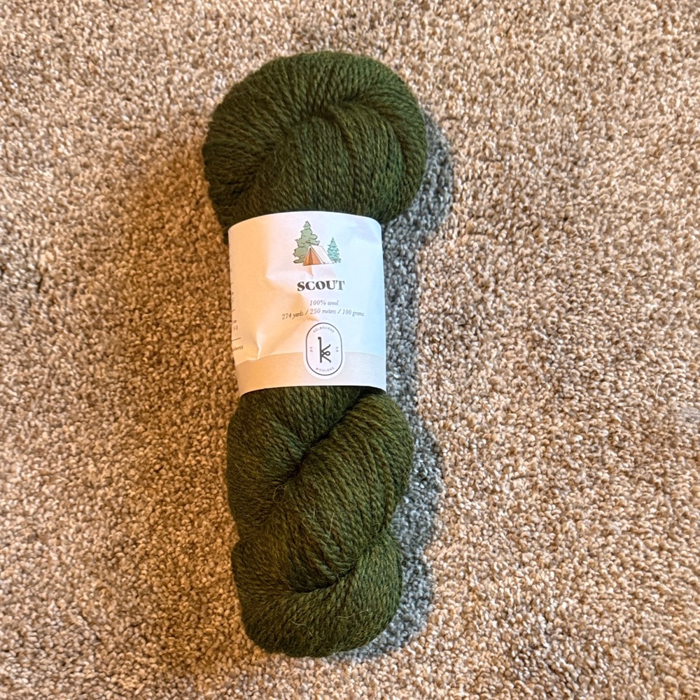 Kelbourne Wiolens Forest Green Yarn Skein